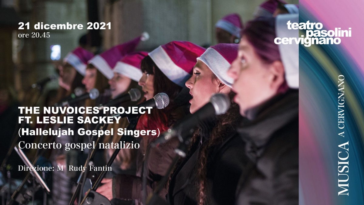 THE NUVOICES PROJECT FT. LESLIE SACKEY : il concerto Gospel natalizio